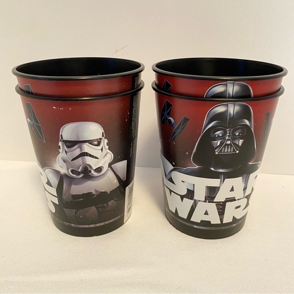 Star Wars Darth Vader/ Storm Trooper/ The Last Jedi/ The Force Awakens 8 Cup Set - Picture 11 of 11